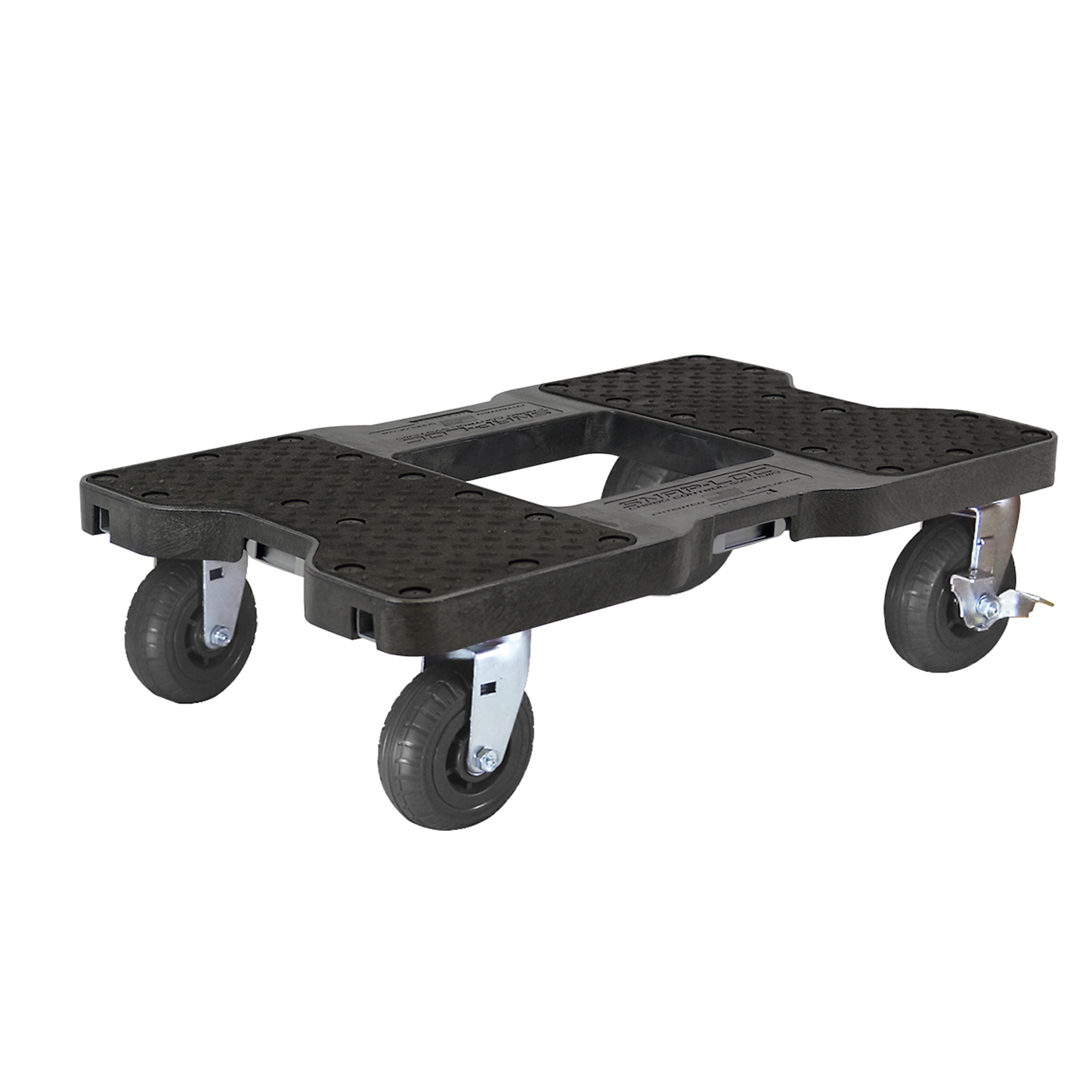 Snap-Loc Extreme-Duty Black-Ops E-Track Dolly - 32in. x 20.5in., 1600-Lb. Capacity, Model# SL1600D6B